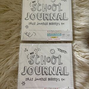 2 Target My School Journal Year Keepsake Homeschool Coloring Writing Book NEW